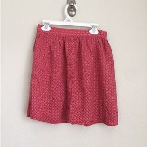 Summery pink floral skirt👛